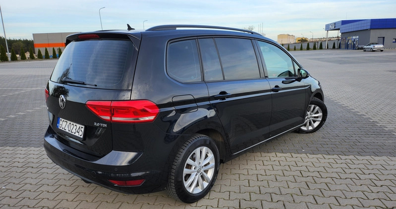 Volkswagen Touran cena 59400 przebieg: 260018, rok produkcji 2017 z Czarne małe 667